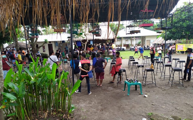 Masih Pandemi Covid-19, Warga di Kota Mataram Malah Gelar Lomba Kicau Burung