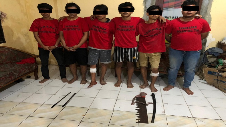 Komplotan Perampok Bersajam di Medan Ditangkap, 2 Ditembak