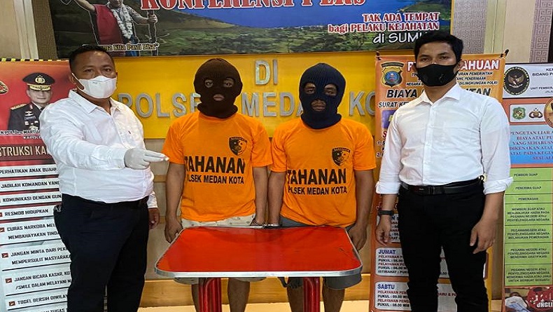 Simpan Sabu, 2 Pemuda di Medan Ditangkap