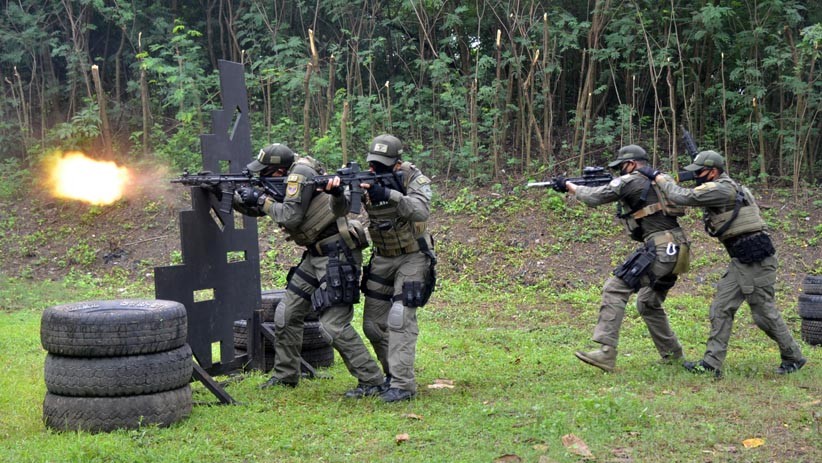 Aksi Prajurit Taifib 2 Marinir Latihan Menembak Tempur Reaksi  - Bagian 2