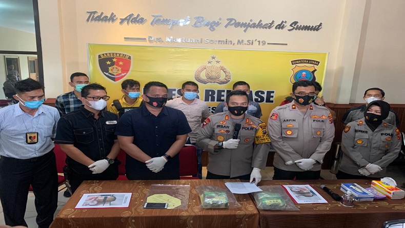 Lukai Petugas, Kurir Sabu asal Aceh Ditembak Mati di Deliserdang