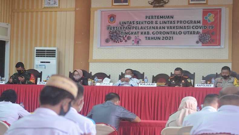 Warga Diimbau Tak Takut Divaksin Covid-19, Bupati Gorontalo Utara Siap Jadi yang Pertama