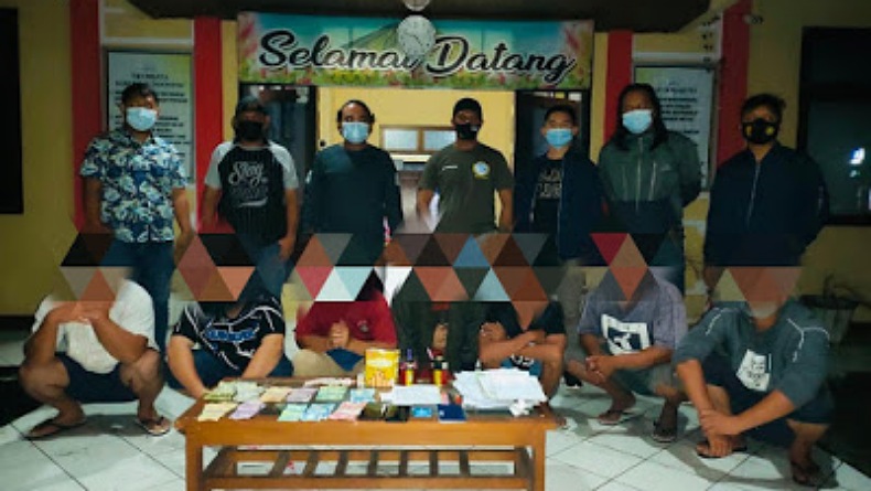 Polres Tomohon Amankan 7 Pelaku Judi Togel, Salah Satunya Bandar