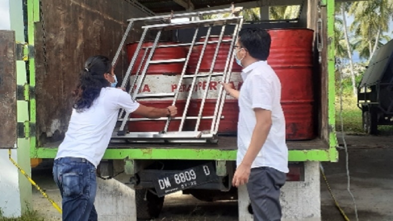 Penimbun Ribuan Liter BBM Jenis Solar Ditangkap Polres Pohuwato