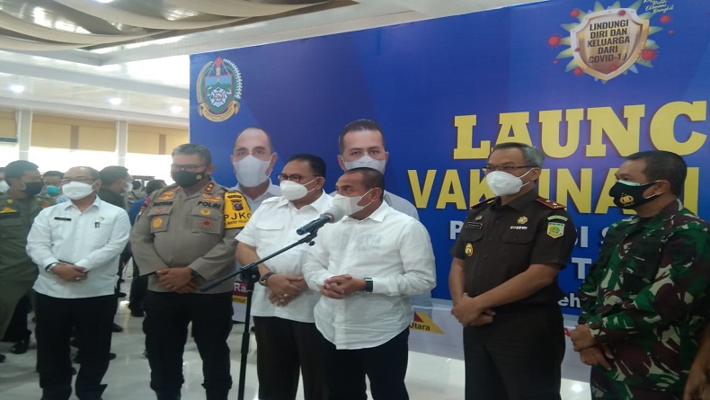 Imbau Warga Bersedia Divaksin Covid-19, Edy Rahmayadi : Ini Perintah Negara