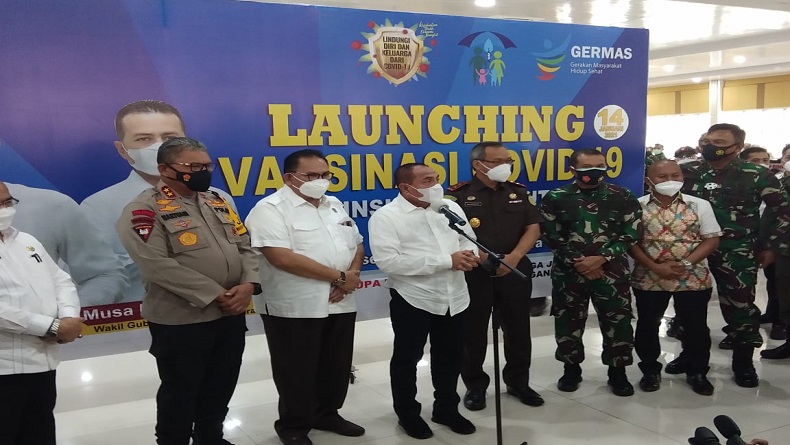 Disuntik Vaksin Covid-19, Edy Rahmayadi: Saya Merasa Semakin Sehat