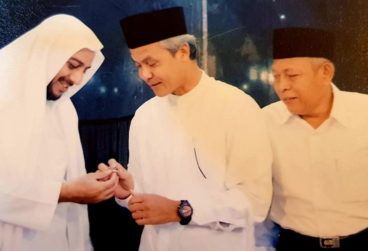 Kenangan Ganjar pada Syekh Ali Jaber: Bantu Carikan Tiket ke Jakarta dari Purbalingga