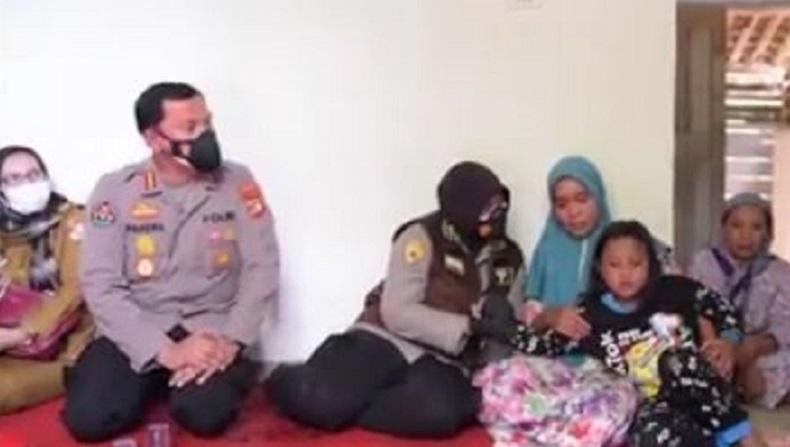 Polda Lampung Berikan Trauma Healing kepada Keluarga Korban Sriwijaya Air