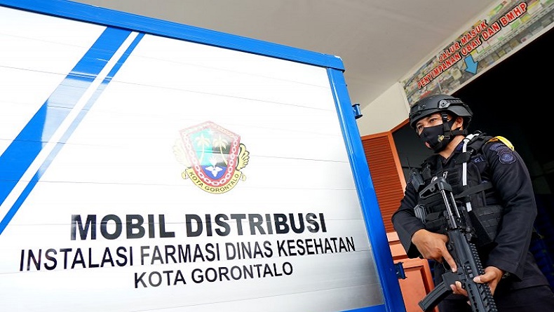 Vaksinasi Jumat Besok, Dinkes Gorontalo Serahkan 4.650 Dosis Vaksin ke Kota Gorontalo