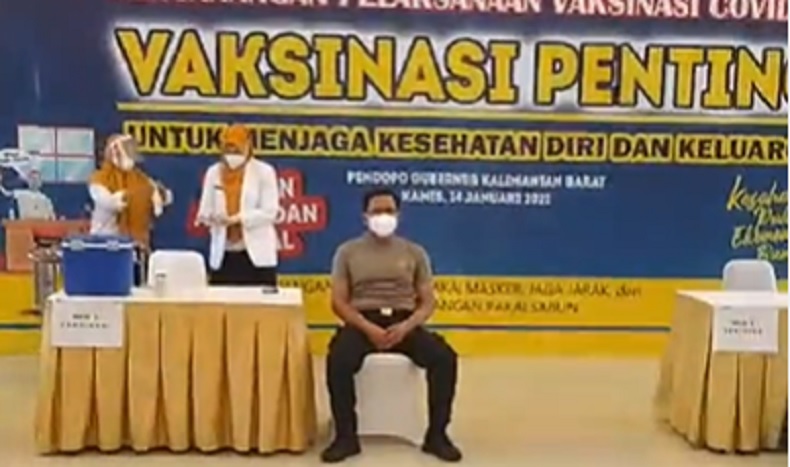 Vaksin Covid-19 di Kalimantan Barat Hari Ini, Gubernur Sutarmidji Tak Disuntik