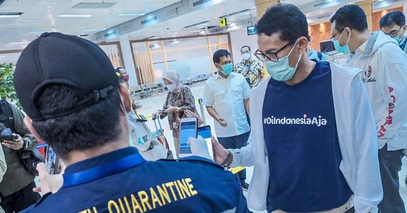 Sandiaga Uno Tinjau Penerapan Prokes dan Infrastruktur di Mandalika