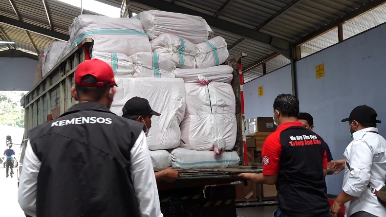 Kemensos Kirimkan Bantuan Logistik Senilai Rp1,7 Miliar untuk Korban Gempa Sulbar