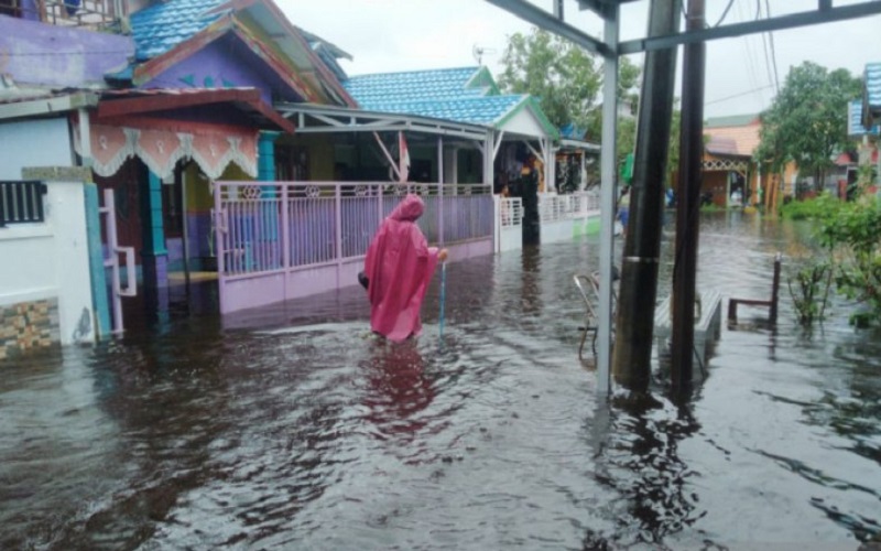 Banjir di Banjarmasin Makin Tinggi, Warga Mulai Mengungsi