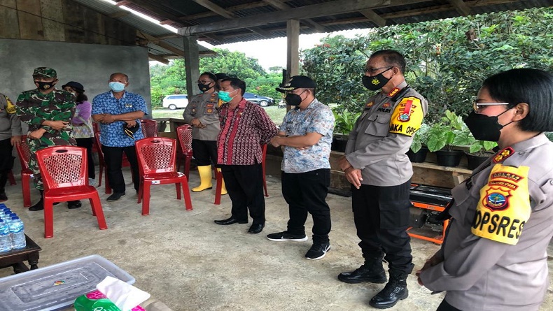 Dirbinmas Polda Sulut Pimpin Penilaian Kampung Tangguh di Desa Paslaten Kauditan