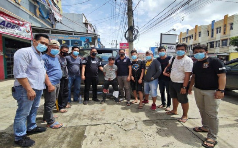 Bacok Paman hingga Tewas, Alex Ditembak saat Hendak Kabur ke Jawa Barat
