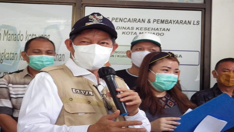 Vaksinasi Covid-19 di Kota Manado, Ini Harapan Vicky Lumentut 