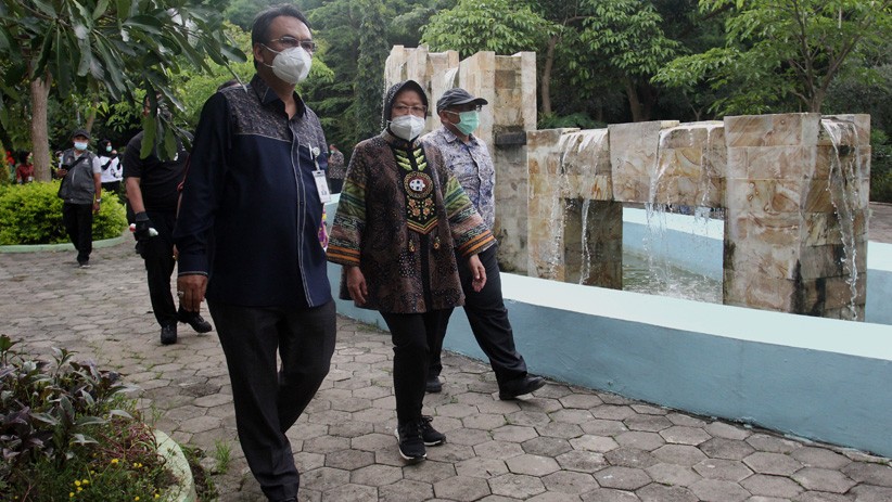 Begini Aktivitas Tri Rismaharini saat Blusukan di Surabaya - Bagian 2