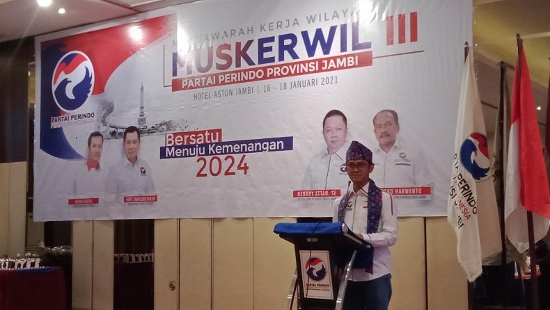 title Muskerwil Perindo Jambi, Ahmad Rofiq: Kader Harus Fokus agar Program Diterima Masyarakat Muskerwil Perindo Jambi, Ahmad Rofiq: Kader Harus Fokus agar Program Diterima Masyarakat