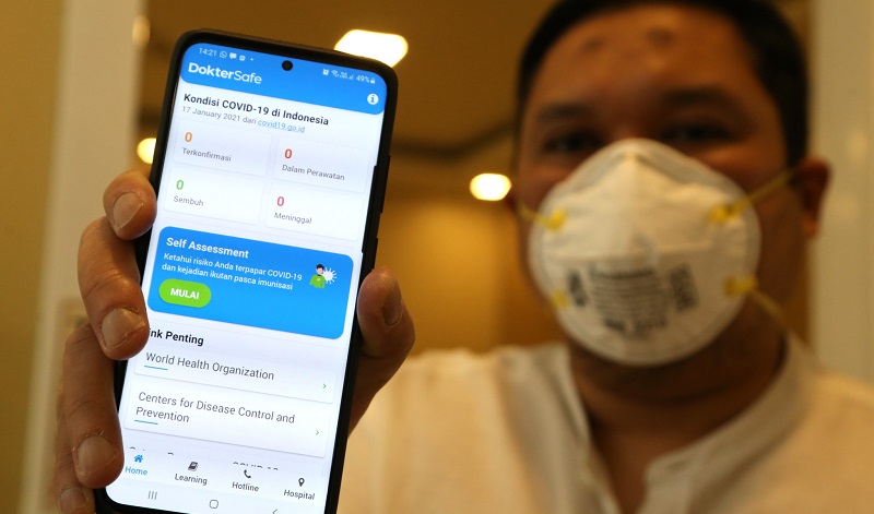Tekan Penularan Covid-19, Unair Ciptakan Aplikasi DokterSafe untuk Tenaga Kesehatan  