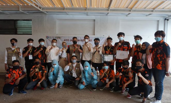 Keluarga Mahasiswa Jabar Turun ke Cimahi, Bantu Penanganan Covid-19