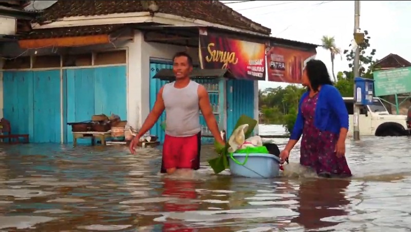 Banjir di Kabupaten Jember Kembali Meluap, 4.000 Keluarga Terdampak 