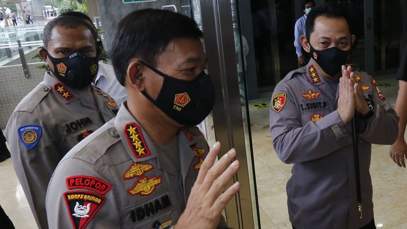 Jenderal Idham Azis Dampingi Komjen Listyo Sigit Prabowo Fit and Proper Test Calon Kapolri - Bagian 1