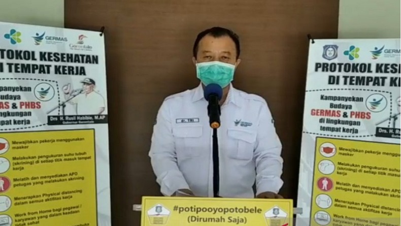 Dua Wilayah di Gorontalo Zona Merah, Total Kasus Covid-19 Capai  4.108 orang