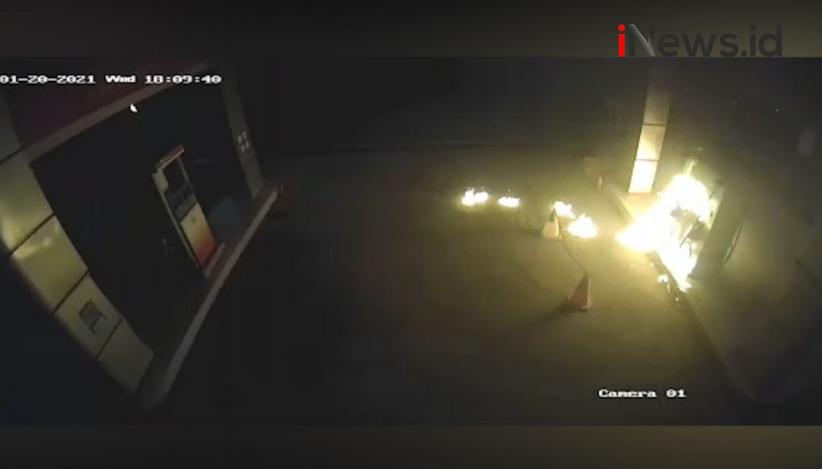 Pria Pembakar SPBU di Sikka Ditangkap, Polisi: Pelaku Mabuk