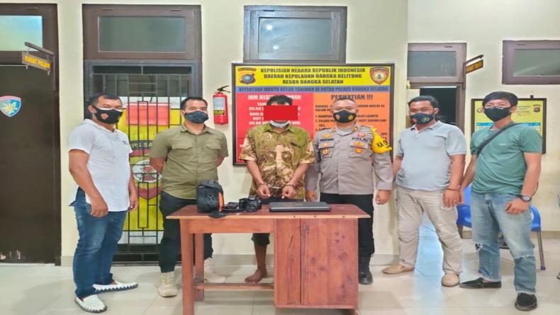 Curi Laptop dan Kamera di Sekolah, Satpam SMAN 1 Tanjung Labu Diciduk Polisi