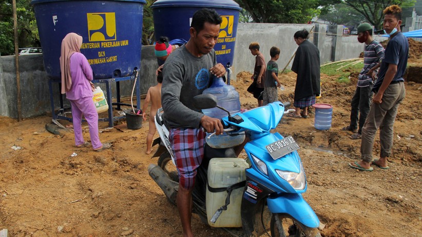 Kebutuhan Air Pengungsi Gempa Sulawesi Barat Masih Tercukupi - Bagian 3