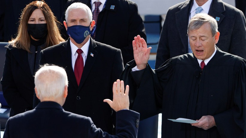 Momen Bersejarah, Joe Biden Dilantik sebagai Presiden AS ke-46 - Bagian 4