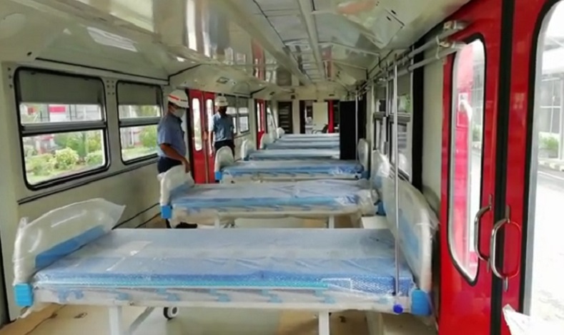 Kereta Medis  Covid-19 PT INKA Mulai Beroperasi, 10 Pasien Jalani Isolasi 