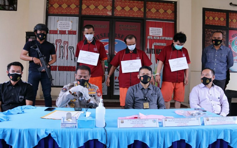 Tangkap 3 Pengedar Narkoba di Palembang, Polda Sumsel Sita 5 Ons Sabu 