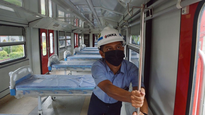 KRL Dimodifikasi Jadi Rumah Sakit Lapangan untuk Pasien Covid-19 - Bagian 2