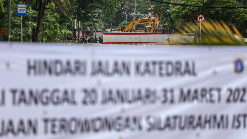 Proyek Terowongan Silaturahmi, Jalan Masjid Istiqlal dan Gereja Katedral Ditutup - Bagian 2
