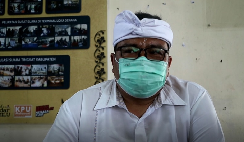 Ketua KPU Bangli Positif Covid-19, Penetapan Kepala Daerah Terpilih Sabtu Besok
