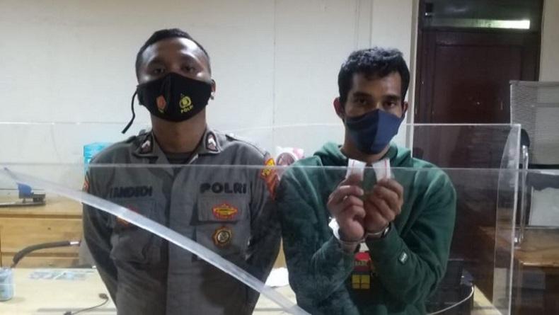 Anggota Sabhara Tangkap Pembesuk Tahanan Bawa Sabu di Polrestabes Medan