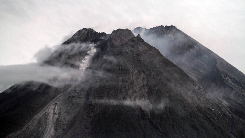 Pertumbuhan Volume Kubah Lava Gunung Merapi 19.000 Meter Kubik per Hari