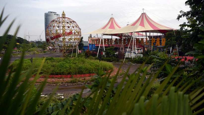 Penampakan Taman Wisata Suroboyo Carnival Park Berhenti Beroperasi dan Dibongkar