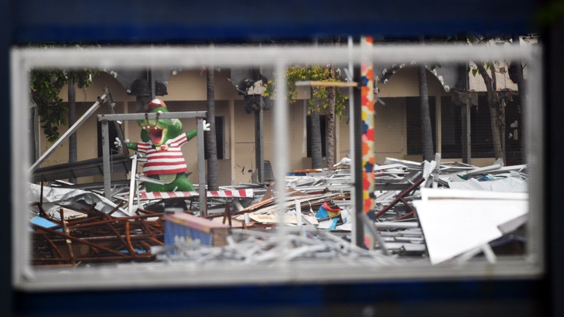 Penampakan Taman Wisata Suroboyo Carnival Park Berhenti Beroperasi dan Dibongkar