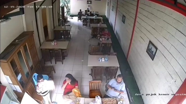 Aksi Guru Privat Cantik di Bandung Bawa Kabur Anak 9 Tahun Terekam CCTV