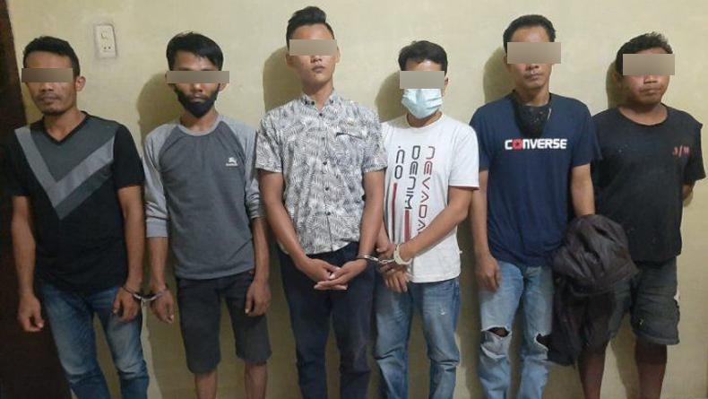 Pesta Sabu di Binjai Digerebek Polisi, 6 Pemuda Ditangkap