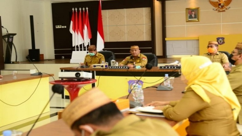 title Gubernur Gorontalo Ingatkan Pegawai Jangan Main-main dengan Dana Bansos Gubernur Gorontalo Ingatkan Pegawai Jangan Main-main dengan Dana Bansos