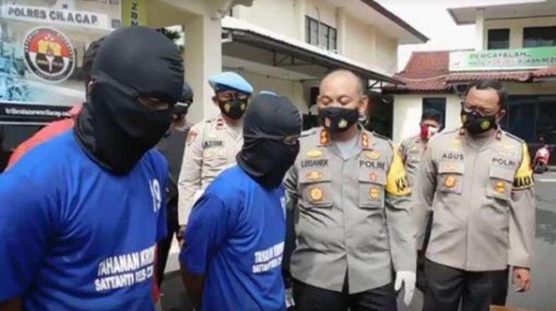 Kepergok Bobol Toko Modern di Cilacap, Kawanan Pencuri Dibekuk