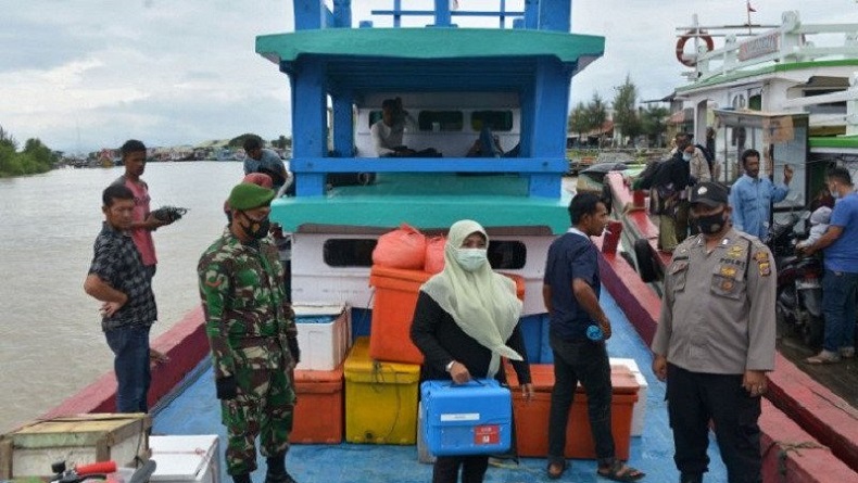 13.040 Dosis Vaksin Covid-19 Tahap II untuk Babel Didistribusikan ke Kabupaten Kota