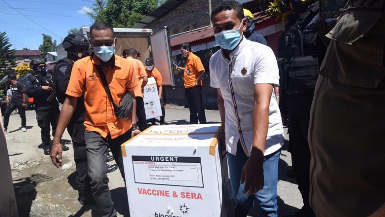 Kirimkan Vaksin ke 3 Kabupaten di Maluku, Dinkes Gandeng PT Pos Indonesia