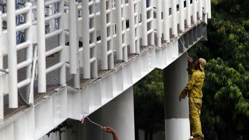 Perawatan JPO Sudirman agar Bersih dan Indah - Bagian 3