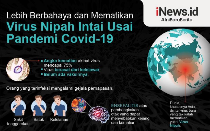 Waspada, Muncul Virus Nipah yang Lebih Mematikan dari Covid-19