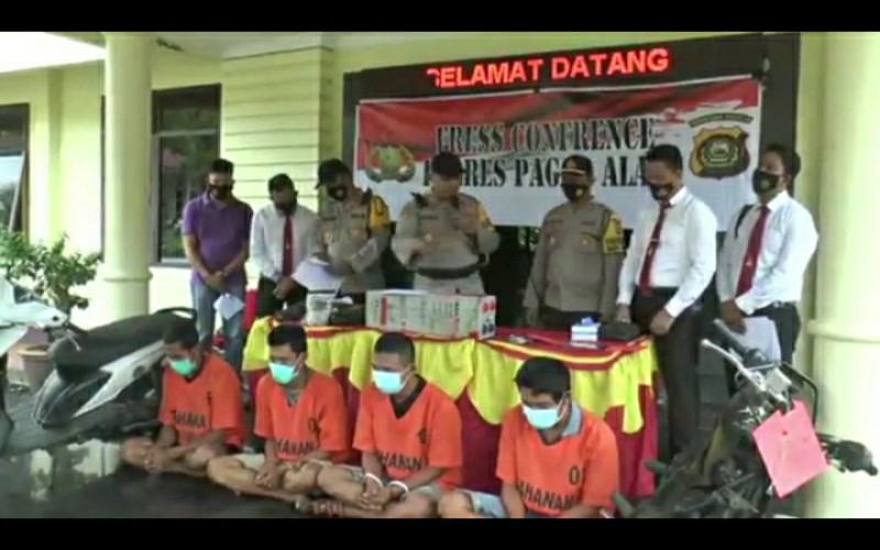 Polisi Tangkap 3 Pencuri Baterai Tower di Sekitar Gunung Dempo