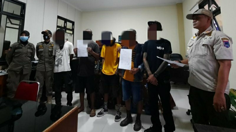 Bikin Resah Warga, 13 Anak Punk Jalanan di Payakumbuh Diamankan Satpol PP